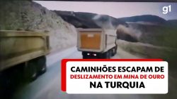 video:-caminhoes-escapam-de-grande-deslizamento-de-terra-em-mina-de-ouro-na-turquia